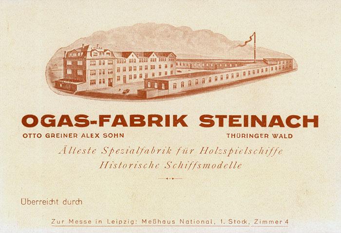 Visitenkarte um 1920